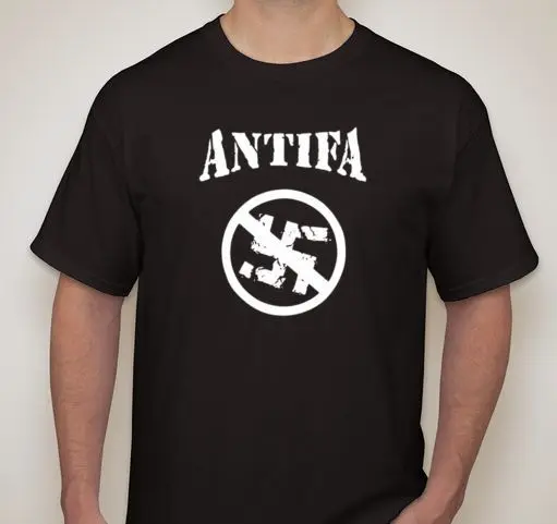 Antifa No Swatsticka Nazis еврей маленький 2Xl в наличии хлопковая Футболка модная футболка