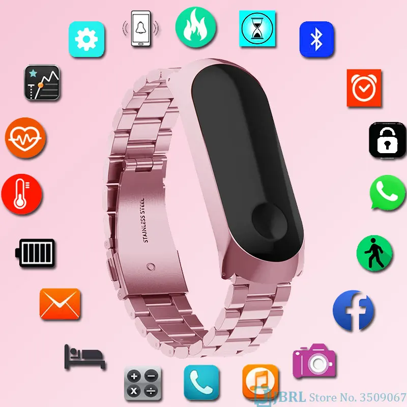 

sport watch Stainless Steel WristWatch ladies Luxury Famous LED Digital watch women watch woman Color 2019 relogio inteligente