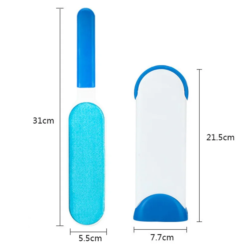 1 pcs large Расческа для собак, инструмент для удаления шерсти домашних животных, многоразовая двусторонняя щетка для удаления шерсти собак, переносная щетка для чистки шерсти и пыли - Цвет: 1 pcs large