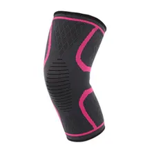 Нейлоновые эластичные спортивные наколенники "дышащая" Поддержка коленного Скоба для бега фитнес Пешие прогулки защитный наколенник для велоспорта
