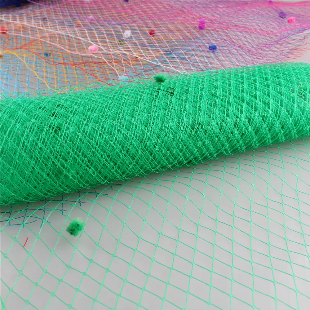 Birdcage Veil Fabric Dot birdcage veil fabric for wedding bride mesh headwear DIY hair accessories Veiling Millinery hats red bridal netting headwear