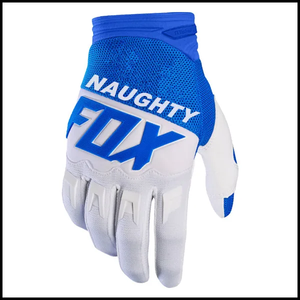 blue white Летние дышащие легкие перчатки для мотокросса Guantes DH MX MTB Горные перчатки для езды на велосипеде - Цвет: blue white