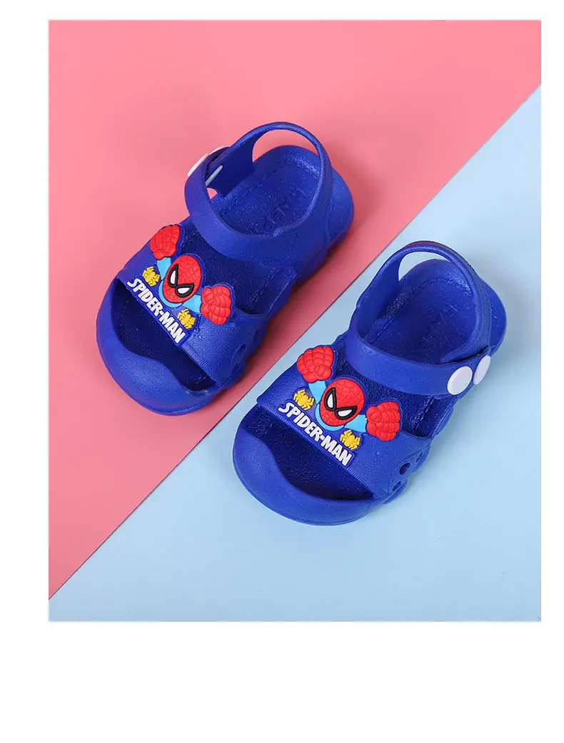 children's shoes for high arches Summer Baby Girls Toddler Sandals Boys and Girls Beach Soft-soled Cartoon Mickey Non-slip Soft-soled Sandals 0-3Y girls shoes