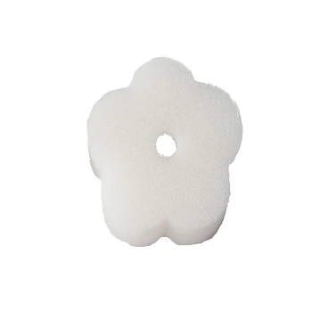 

12pcs/pack Bathtub Cleaning Sponge Filter Hollowed Center High Efficiency Water Purify Flower Shape Swimming Pool Oil Absorbing