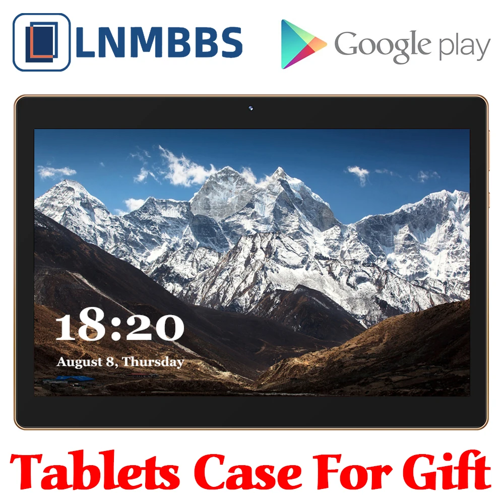 LNMBBS K107 10,1 дюймовый планшетный ПК 3G Phablet 2 ГБ+ 32 ГБ Android 9,0 Восьмиядерный Google market gps WiFi FM Bluetooth планшеты