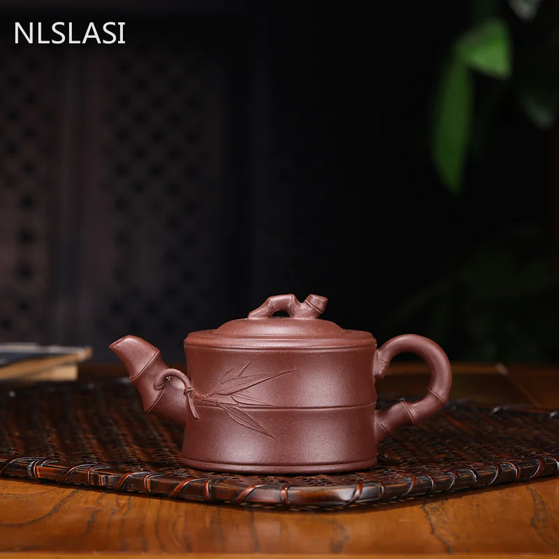 Yixing authentic handcraft teapot ore purple clay Tea Set teapot Purple