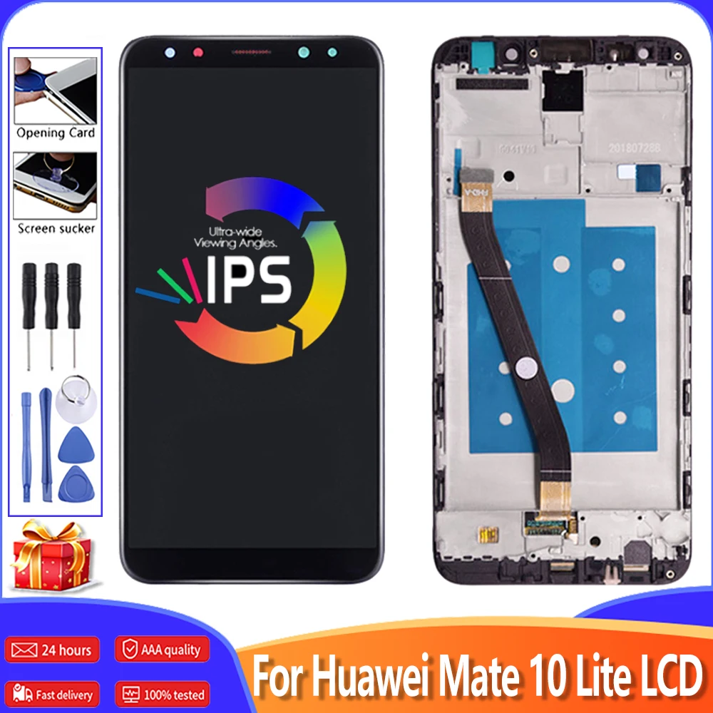 ЖК дисплей для Huawei Mate 10 Lite с сенсорным экраном и дигитайзером сменный экран в