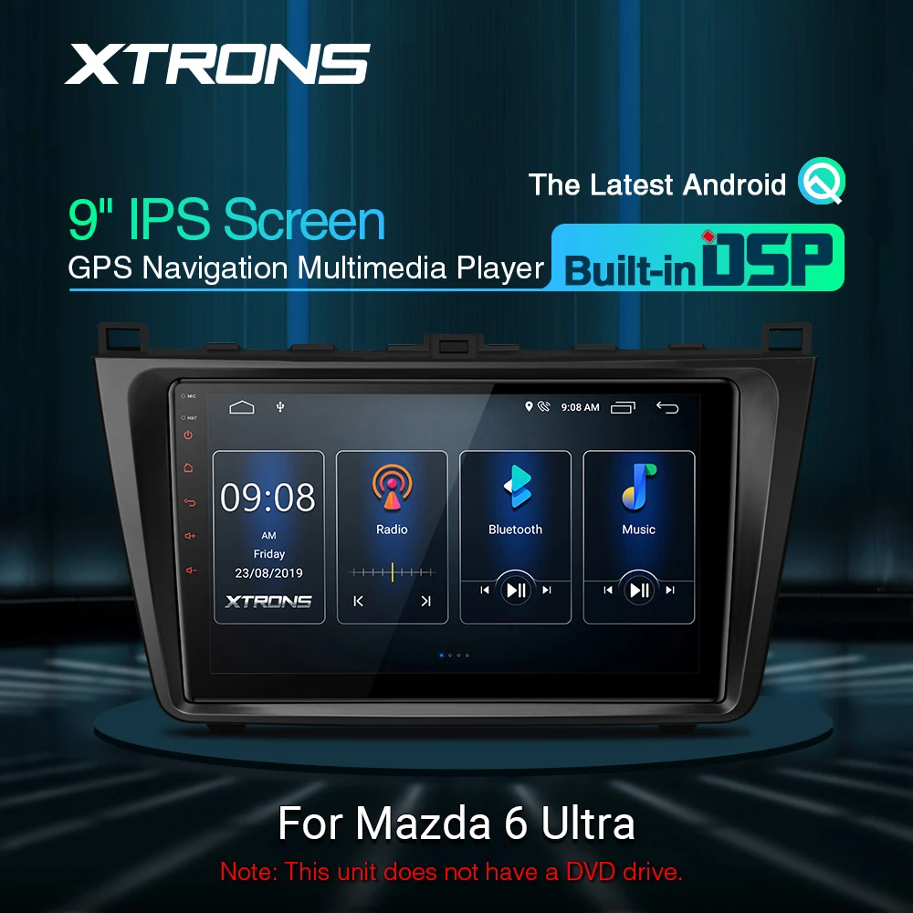 XTRONS 9 &quotDSP новейший Android IPS экран GPS навигация автомобильный мультимедийный плеер
