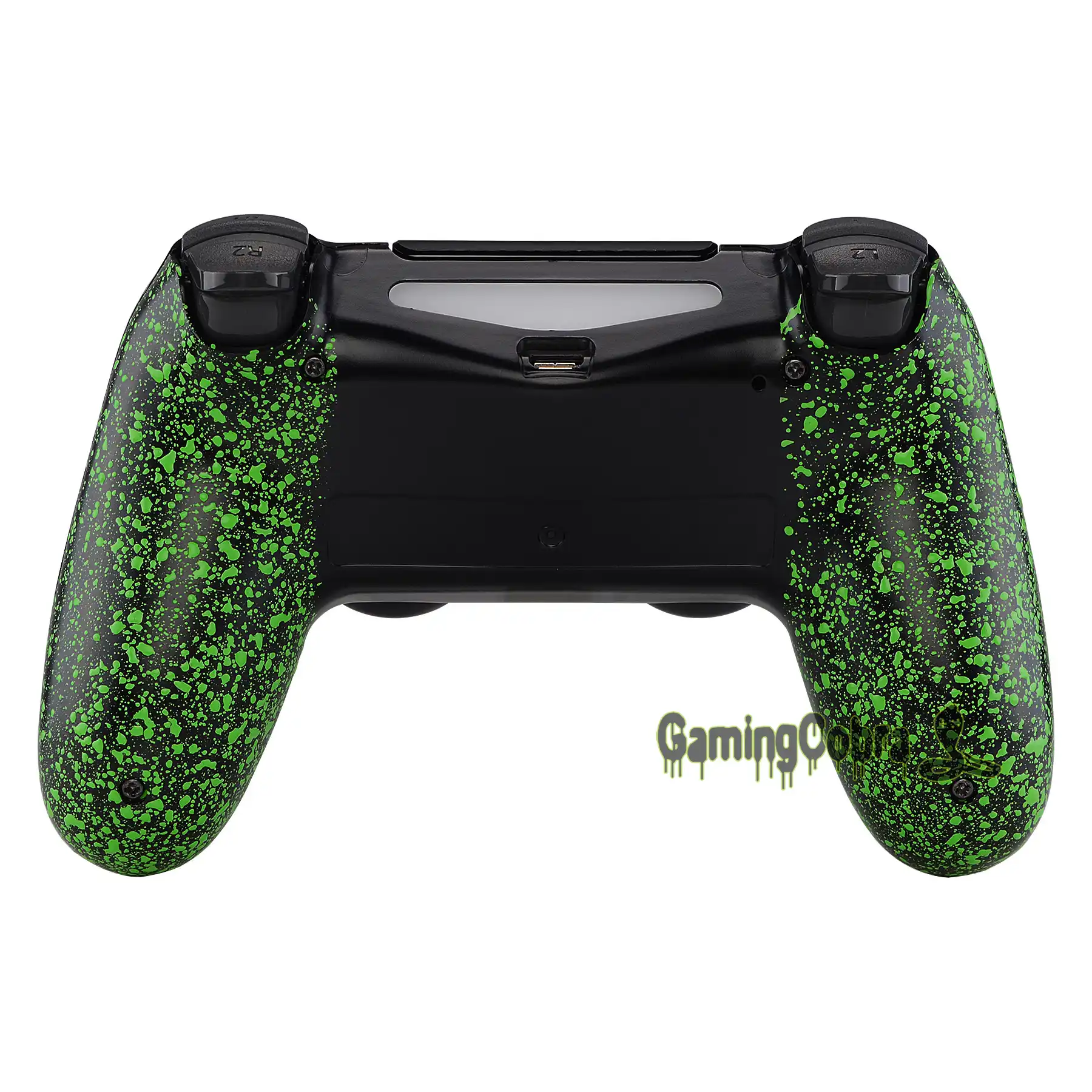 Textured Green Comfortable Non Slip Back Shell For Ps4 Slim Pro
