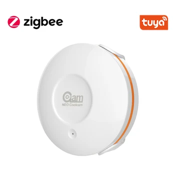 

TUYA Zigbee Smart Flood Detector Built-In Battery-Powered Water Sensor Alarm Works With TUYA Smart Hub