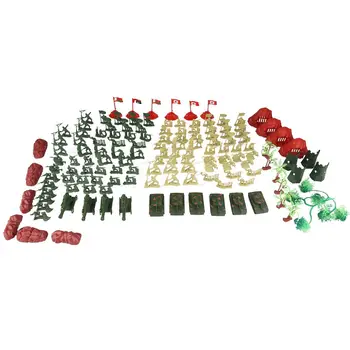 

Mxfans 140 x Plastic Army Models Car Play Set for Childs Boys Christmas Gift