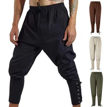 

Fashion Men Solid Color Drawstring Causal Loose Harem Pants Pencil Trousers hot