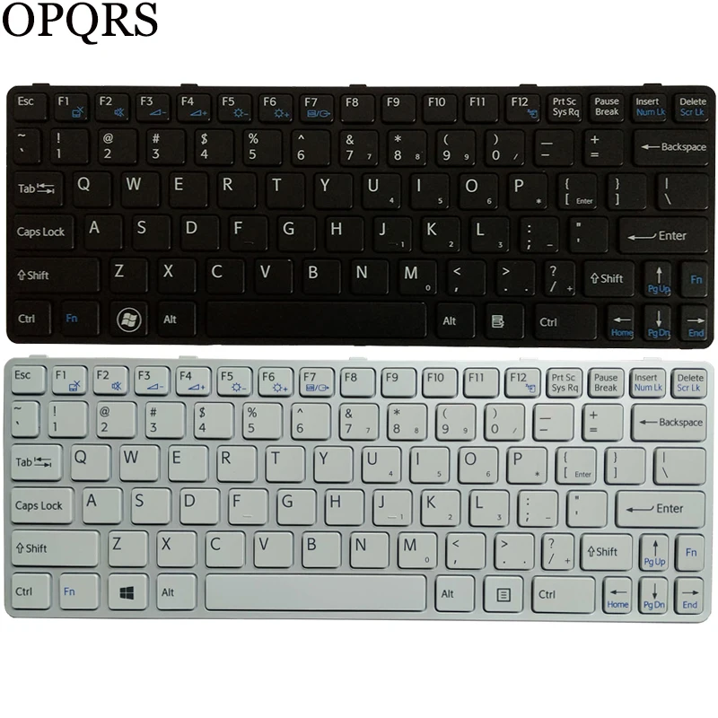 New US Laptop Keyboard for SONY Vaio SVE1112M1EB SVE1112M1EP SVE1112M1EW SVE1112M1RB SVE1112M1RP SVE1112M1RW With Frame | Компьютеры и