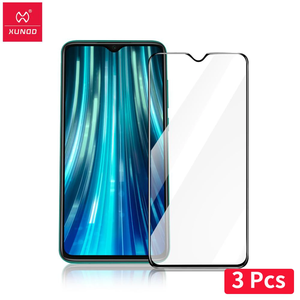 3 Pcs Glass Xundd закаленное стекло для Xiaomi Redmi Note 8 Pro+ объектив стекло для камеры Note8 для защиты экрана стекло для объектива для Redmi Note 7/7 Pro - Цвет: 3 Pcs Glass