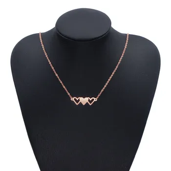 

Best Friends Necklace Gold Heart Pendant BFF Necklaces Friendship Choker For Women Girls Sisters Chains Link Jewelry