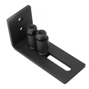 

1Set Adjustable Sliding Barn Door Bottom Roller Guide Wall Mount Floor door guide Furniture Hardware Accessories