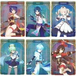 Genshin – cartes de Collection, boîte aveugle holographique originale, jeu de Bandai, Kokusei Qiqi Klee, jouets pour enfants, cadeau de noël 