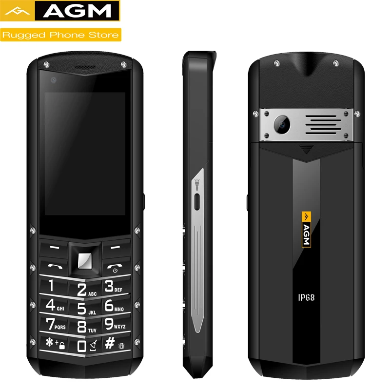  AGM M5 Qualcomm® MSM8909 4G Android based 2.8inch QVGA with touch screen IP68 certified rugged Supp