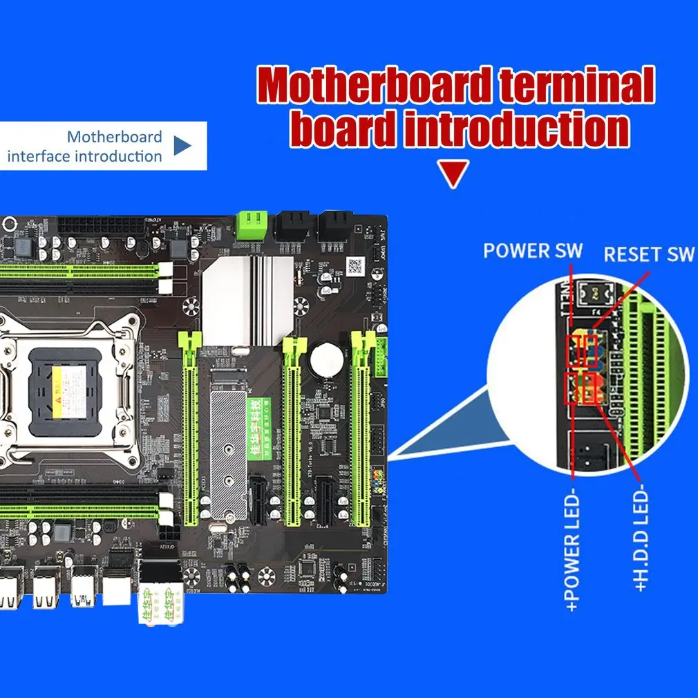 X79T DDR3 PC Desktops Motherboard LGA 2011 CPU