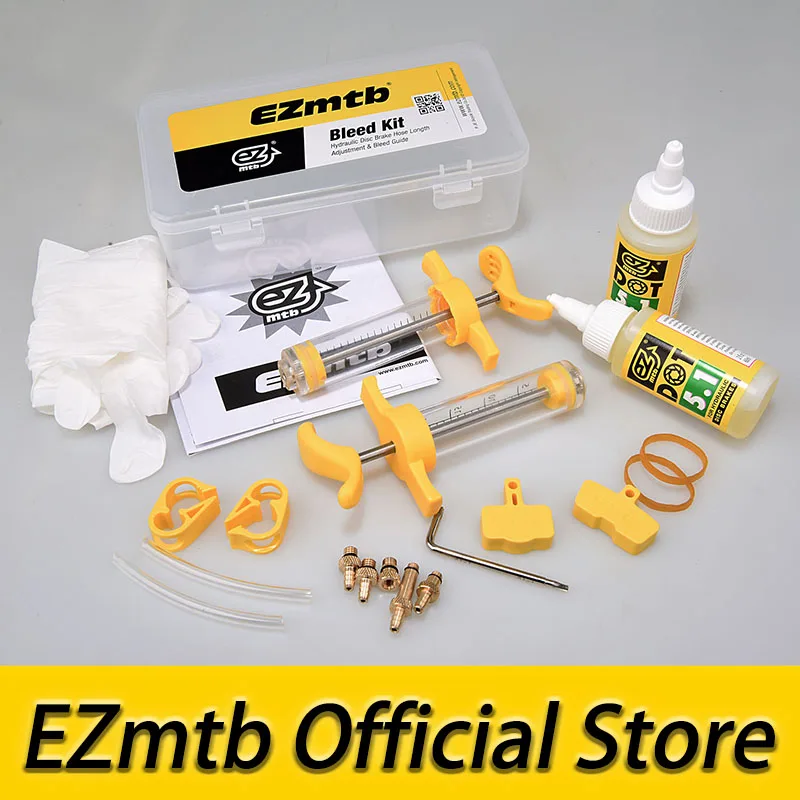 

EZmtb Bleed Kit For SRAM & AVID & FORMULA &HAYES Disc Brakes