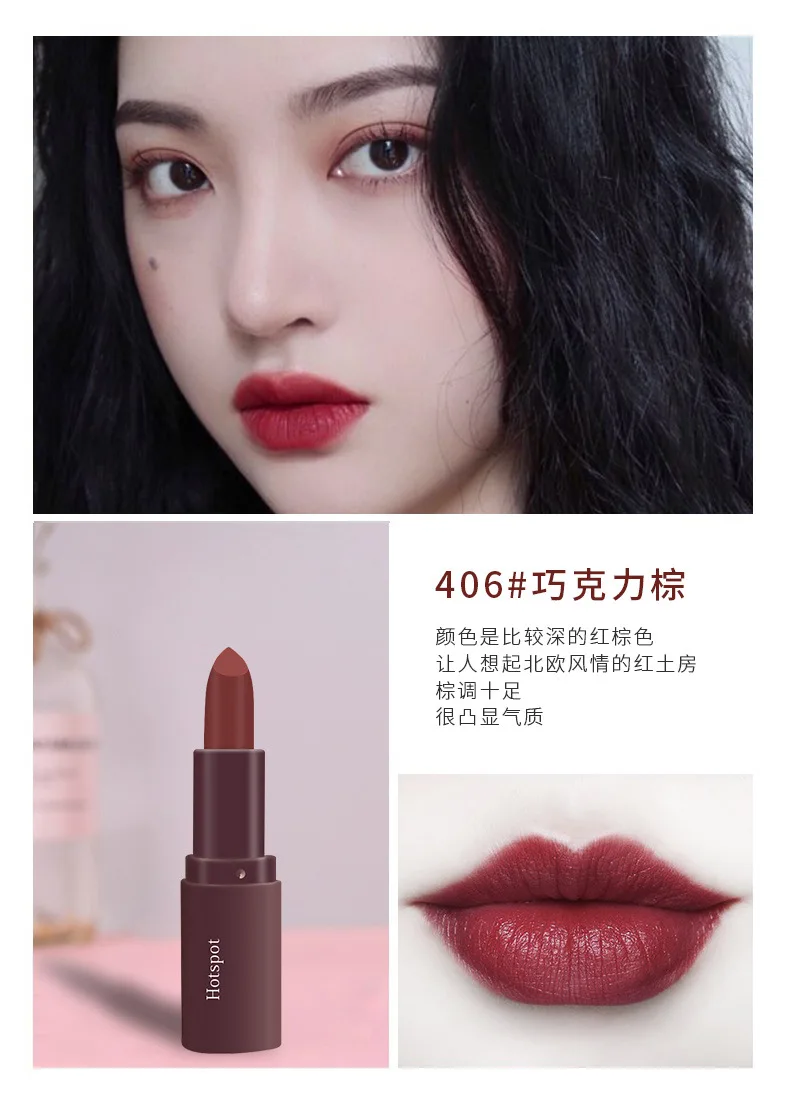 New 5pcs/set Matte Velvet Lipstick Set Long Lasting Cosmetics Matte Waterproof Not Fade Pigment lipstick Set 4g/1.3g