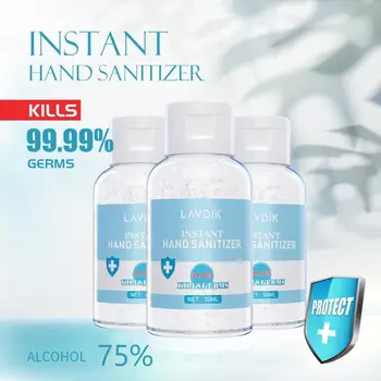 

50ml Travel Portable Hand Sanitizer Portable Antibacterial Disposable Hand Sanitizer Speed Dry Hand Lotion Wipe Out
