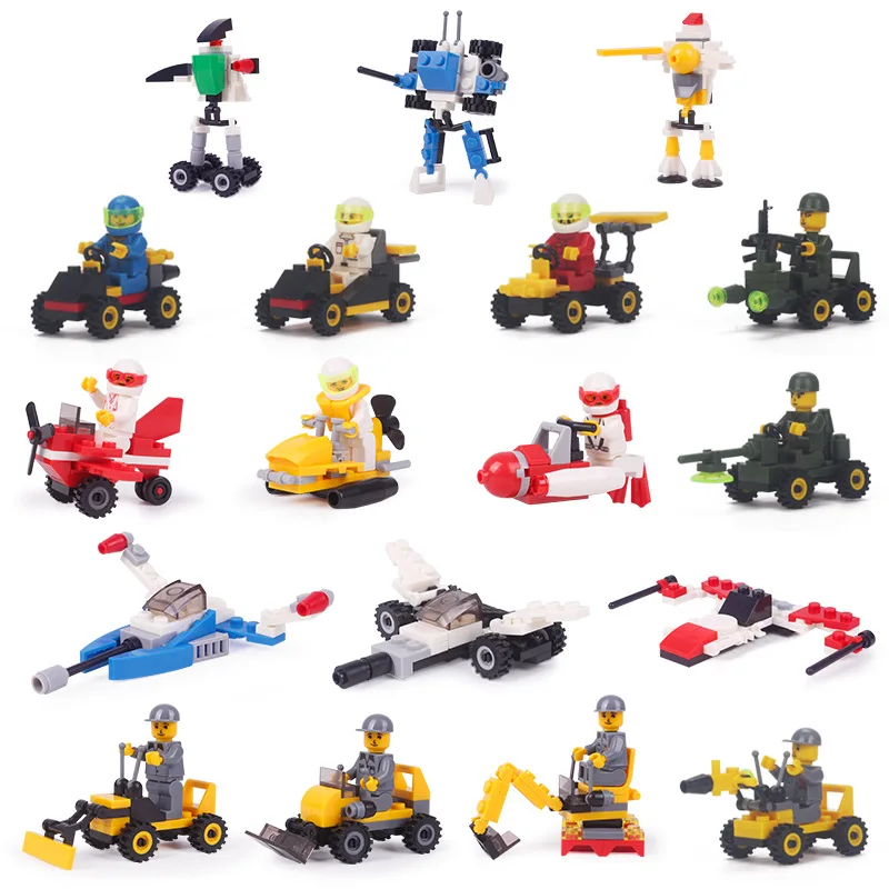 

City Technic Military Wars WW2 Tank Truck Building Block legoon Army Clone Troopers Soldier Mini figures Car Armored Vehicle Toy