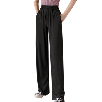 

VICABO Long Straight Pants Women Casual Black Pants Summer 2020 clothing women's pants