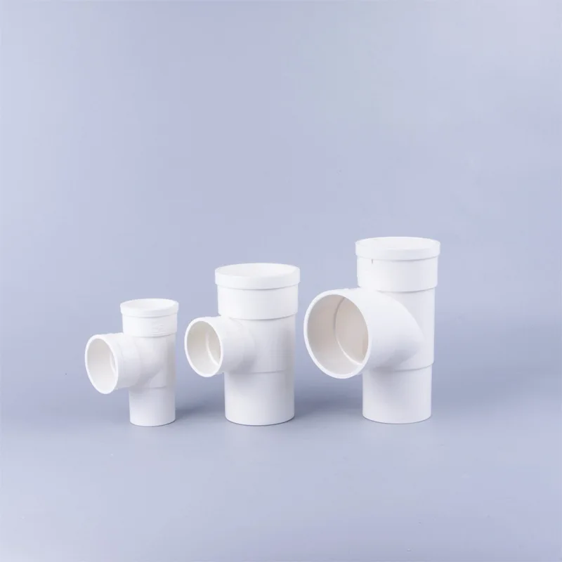 

PVC Pipe under Shrinkage T-connector Plug Tube T-connector 50 75 110 Drainage Necking T-connector Direct Plug Tube
