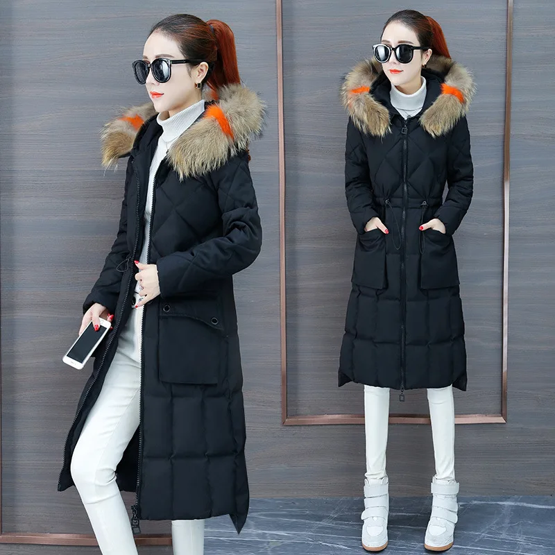 

Cotton-padded Jacket 19 Year New Style Cotton Coat Women's Mid-length down Coat Cotton-padded Jacket Coat Winter Cotton-padded C