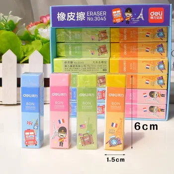 

XGZ 36pcs Color Fashion Eraser Super Soft Rubber Bar Easy To Wipe Without Damaging Paper Student