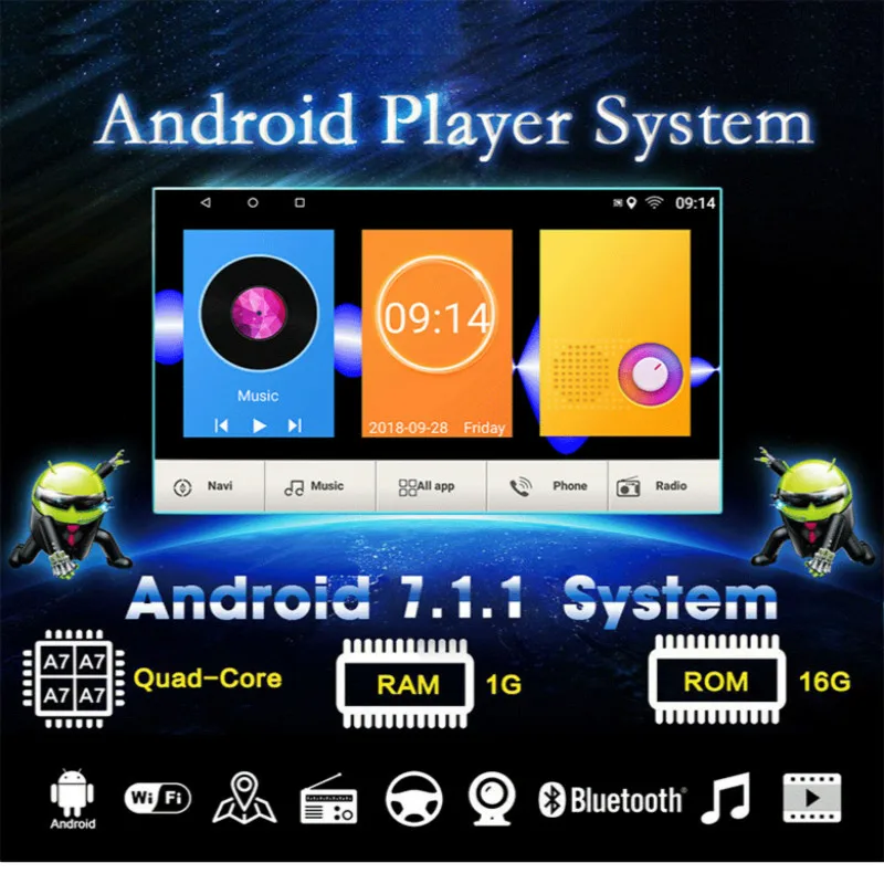 Bluetooth 7 1 для K2 K3 K4 K5 KX3 KX5 Forte 2 Din стерео приемник Android автомобильное радио машины