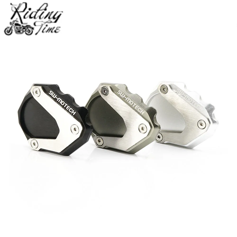 Мотоцикл Kickstand ножная боковая подставка удлинитель поддержка пластина