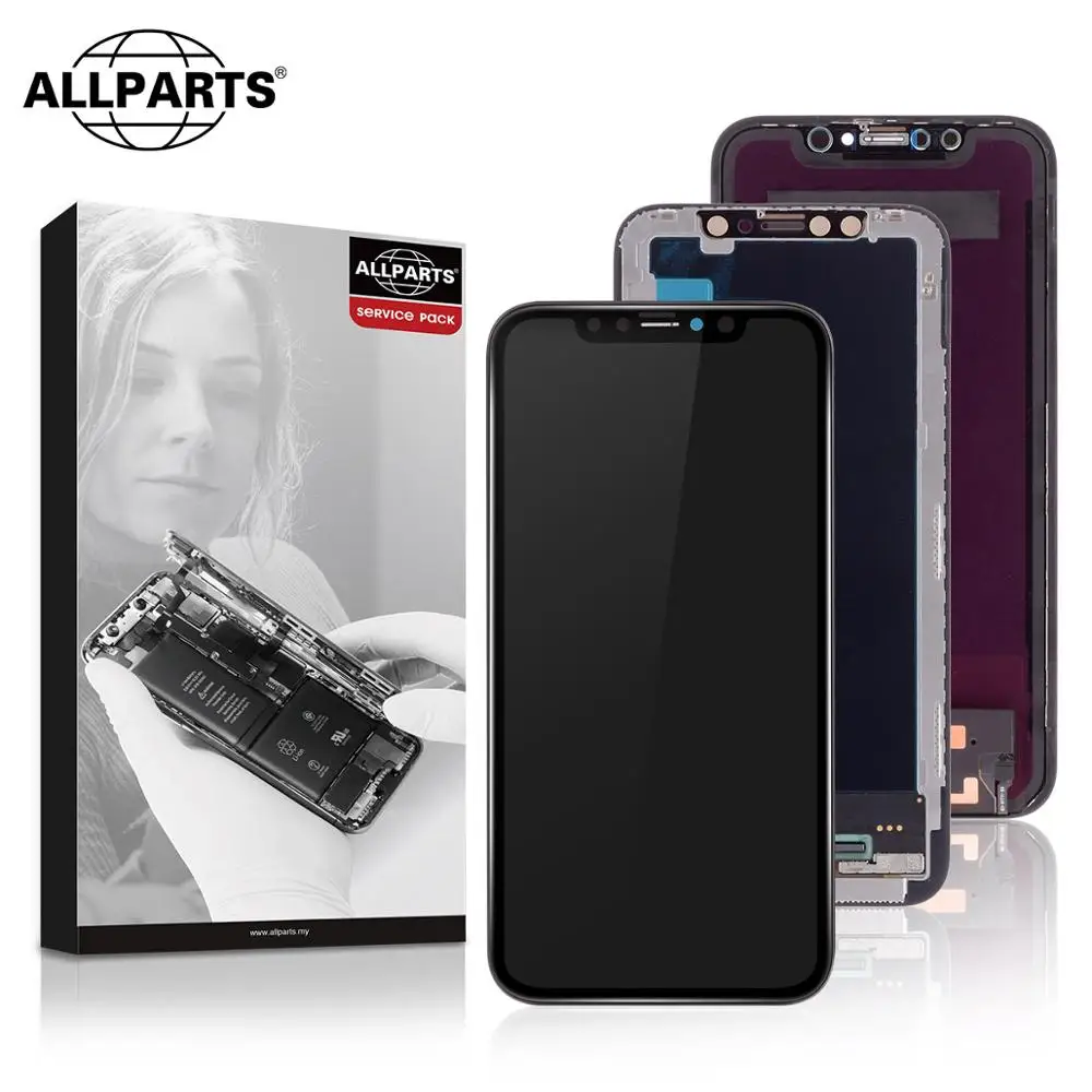 

AAA OLED Display For iPhone X LCD XR XS LCD Touch Screen Digitizer with Frame Replacement AMOLED for iPhone XS Max LCD + Tape