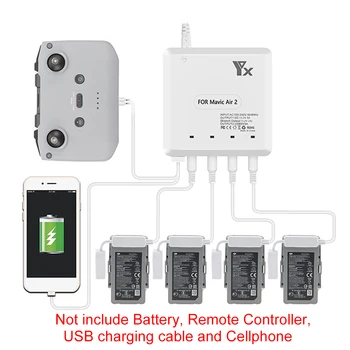 

Mavic Mini Battery Charger, IRCtek 6-in-1 USB Charging Hub fast Charger for DJI Mavic Mini Battery and Transmitter