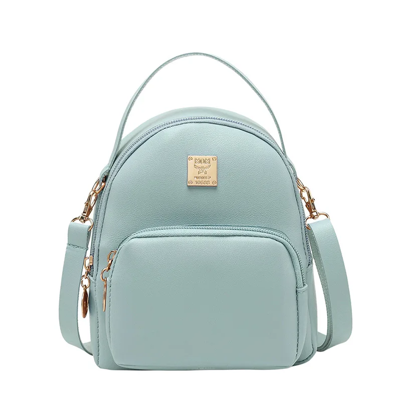 Женские милые рюкзак Мини рюкзаки в стиле стиль простой мульти-функциональные сумки через плечо/плечевая сумка небольшая сумка