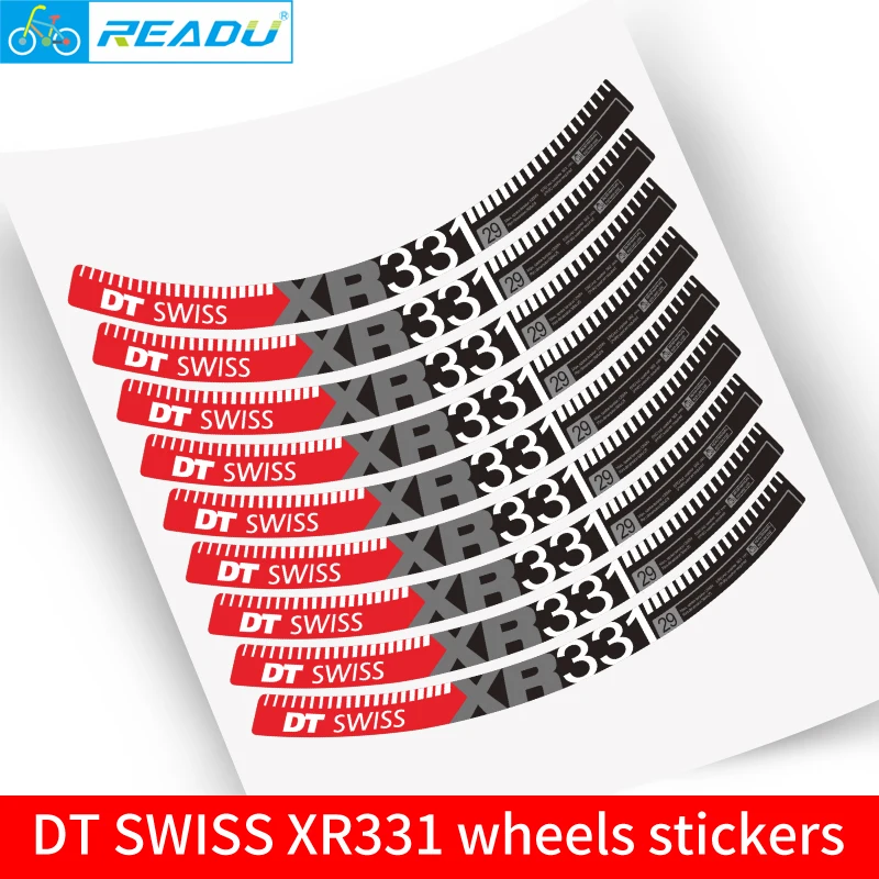 

Bicycle MTB DT wheel set sticker MTB DT XR331 rim stickers width 20mm