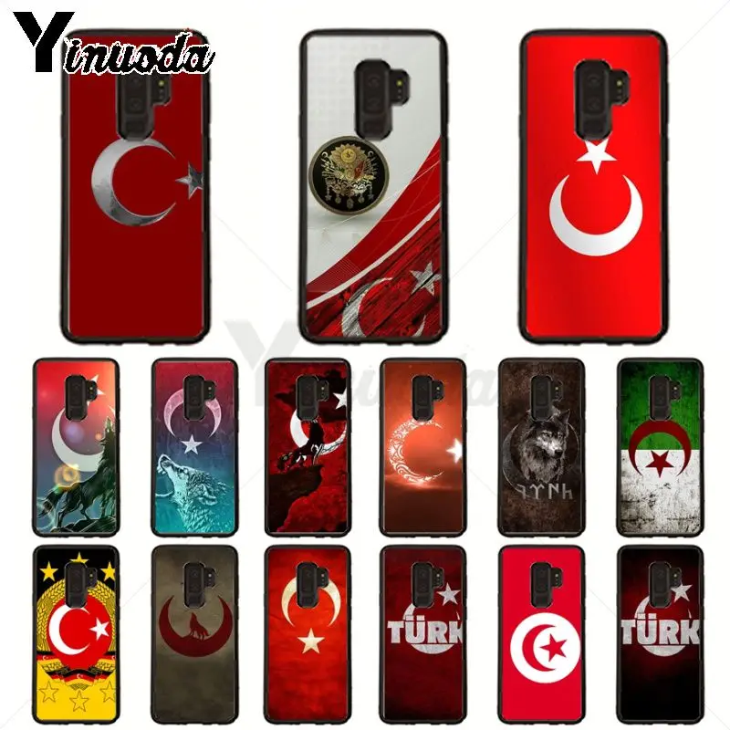 Bendera Istanbul Turki Serigala Hitam Lembut Ponsel Case untuk Samsung Galaxy S10plus S9 S8plus S10e A50 A70 A10 Ponsel