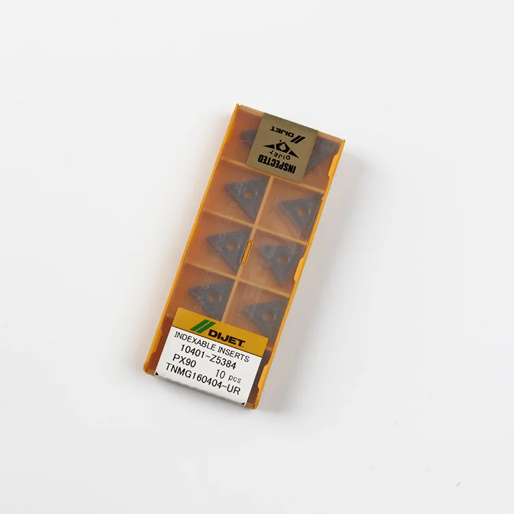 

Advantage Wholesale Japan Daijie Turning Insert TNMG160404-UR PX90 Ceramic And Paintcoat Steel Parts Finishing