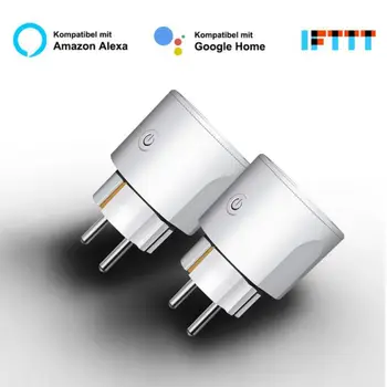 

Smart Home 16A Socket EU Timing Wifi Switch Alexa Google Home Voice Smart Socket Wireless Tuya App Remote Plug Work With IFTTT