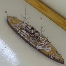 1: 400 Япония Mikasa No. Shikishima класс линкор Бумажная модель броненосца ручной работы бумажное Искусство DIY