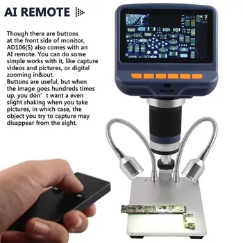 

Andonstar AD206 LCD Digital Microscope with screen 7 inch for PCB Phone Repair Soldering Tool Industrial Maintenance Magnifier