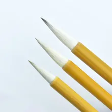 3 шт. набор кистей для китайской каллиграфии, шерстяной волос кисточки для письма, обычная писательская кисть для китайской живописи, ручка Tinta, Китай