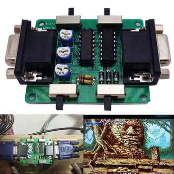 

Easy Operation VGA Connection Scanline Generator Board TV Screen Electronic Components Adjustable Retro Arcade Games LCD Monitor