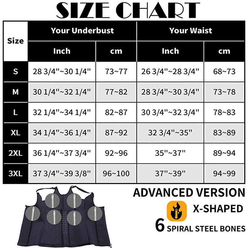 Women Waist Trainer Corset Zipper Vest Body Shaper Cincher Shapewear Slimming Belt Sports Girdle Neoprene Sauna Tank Top body shaper,waist trainer