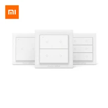 Международная версия Xiaomi Aqara Opple беспроводной умный переключатель без проводки требуется работа с Mijia App Apple HomeKit настенный переключатель