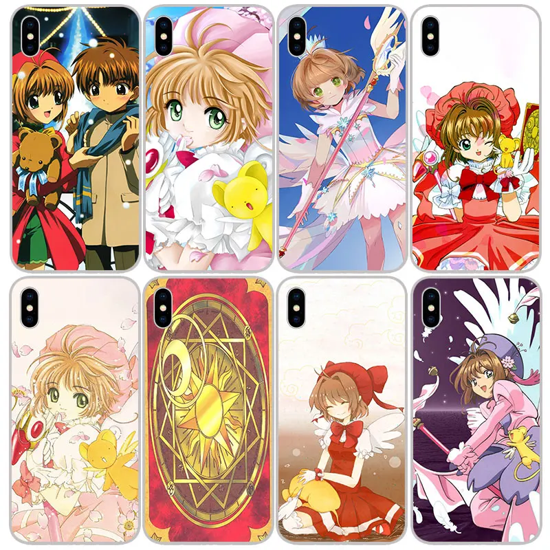 Cardcaptor Sakura Аниме Силиконовые Мягкие ТПУ чехлы для iPhone 11 Pro XS Max X XR 8 7 6S Plus 5s SE 4S