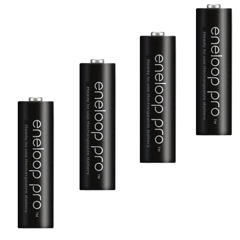 Panasonic Eneloop Original Battery Pro AA 1.2V 2500mAh NI-MH Camera Flashlight Toy Pre-Charged Rechargeable Batteries+Charger