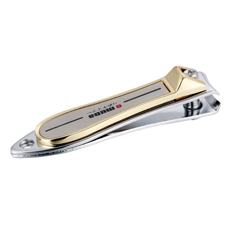 1 PC Stainless Steel Nail Clipper With Nail File Quality Manicure Cutter Trimmer Gold Edge Letters Carve nail clipper nail clippers