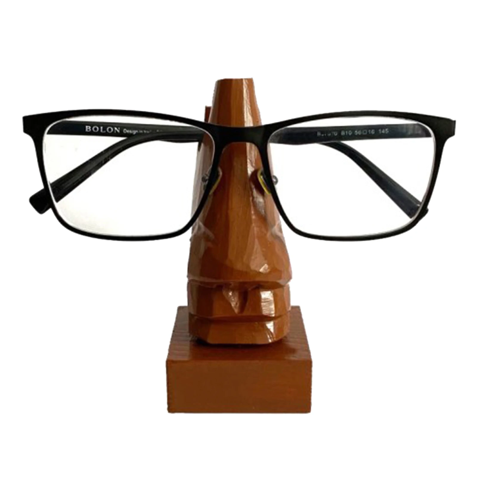 Brillen Display-ständer mit Nase Shaped Key Rack Holz Hause